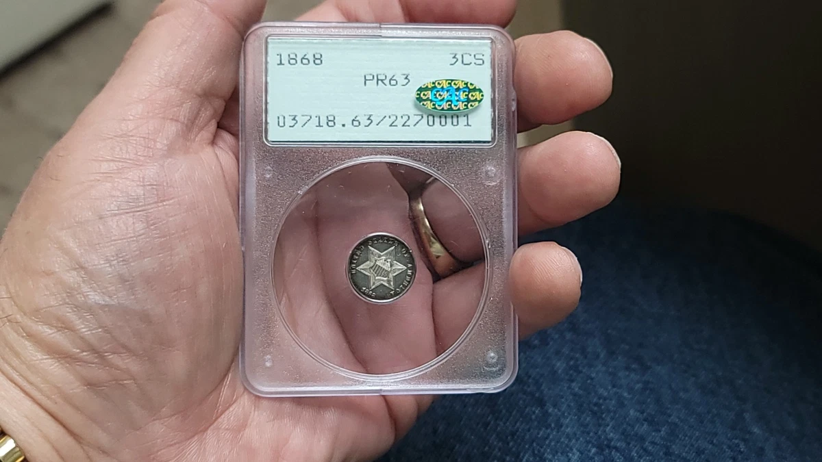 3Rensyo 1990年代もの☆☆ 値下げしました66666円→44444円！ 1868 Year US Three Cent Silvers for sale | eBay