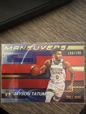 2020-21 Panini Recon FOTL - Maneuvers Jayson Tatum #10 Red /199 Celtics