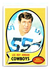 Lee Roy Jordan 1970 Topps #71 Dallas Cowboys