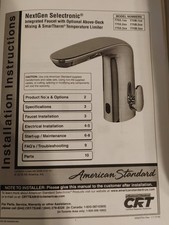 american standard kitchen faucet Selectronic