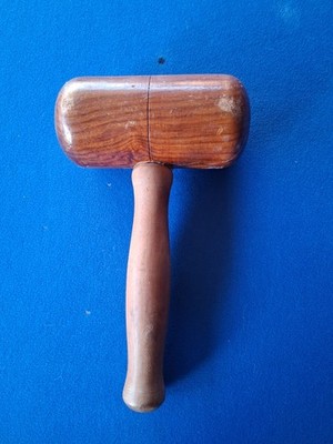 Vintage Schwerlast Holzhammer Hammer zum Einschlagen in Fledermäuse. Tischlerei Holzarbeiten