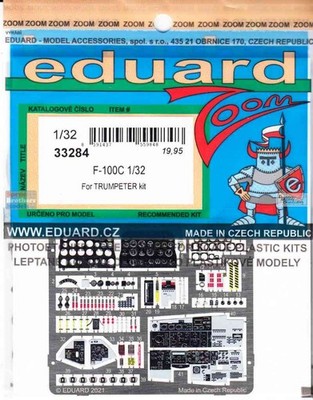 EDU33284 1:32 Eduard Color Zoom PE - F-100C Super Sabre (TRP kit)