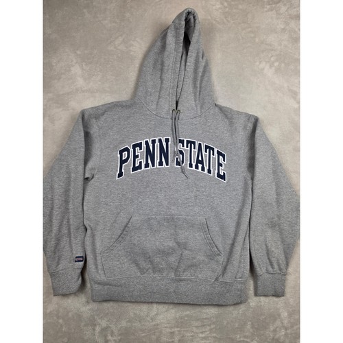 JanSport Penn State Hoodie Mens M Gray Pullover Sweatshirt Nittany Lions Y2K