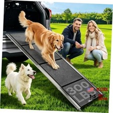 Dog Ramp for Large Pets 71" Non-Slip Car Ramp Stairs
