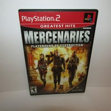 Mercenaries Playground of Destruction PS2 Greatest Hits Tested & Working