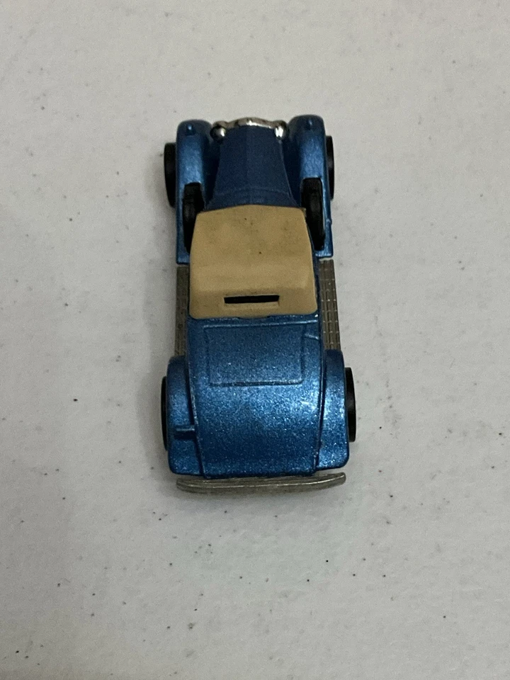 Rolls Royce Phantom II Mattel Hot Wheels 1982 azul metal escamas paredes blancas Foto 3 de 4