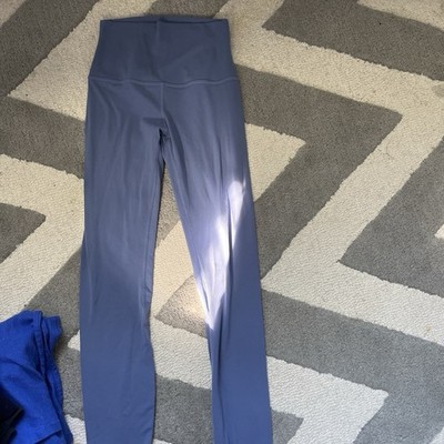 Lululemon Women s Blue High-Rise Pull-On Yoga Leggings Size S
