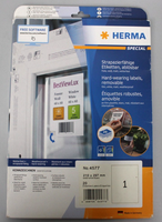 Herma 4577 Wetterfeste Folienetiketten AblöSbar, 20 Blatt, 210 X 297 Mm Neu