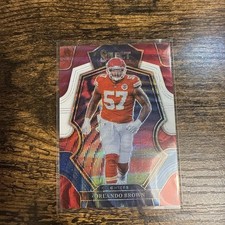 2022 Panini Select Premier Level Tri-Color Prizm /199 Orlando Brown #151