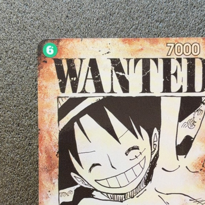 One Piece Luffy Wanted poster SP OP13-118 SEC Carrying on His Will