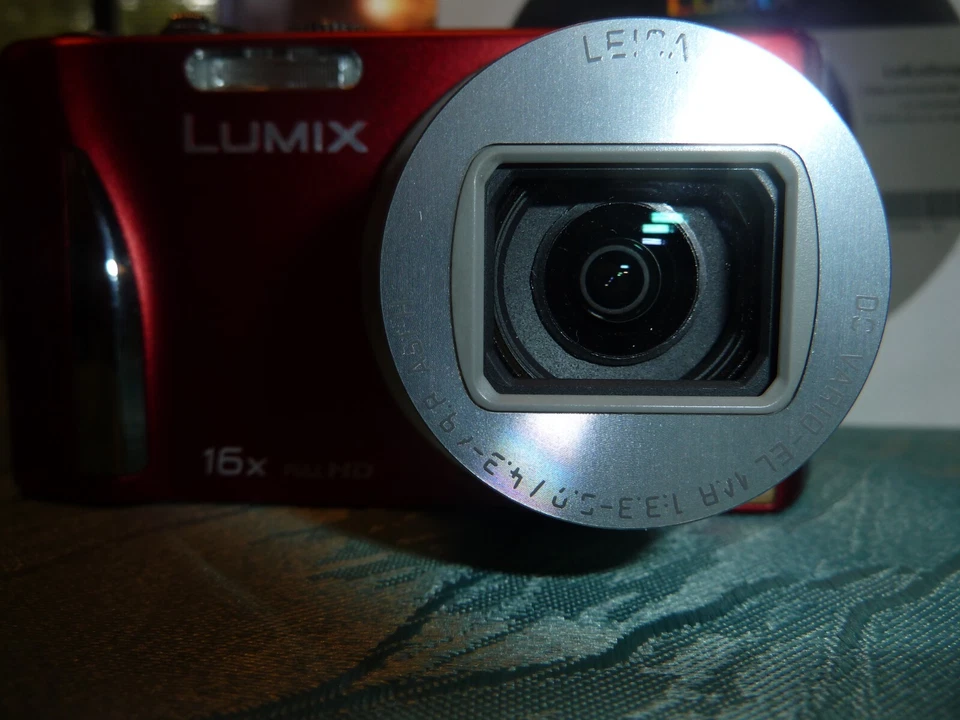 Digitalkamera ► Panasonic LUMIX DMC-TZ25 12,1 MP - Rot | Leica Objektiv  Top Ovp, Foto 2 von 5