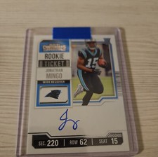 2023 Panini Contenders - Rookie Ticket RPS #119 Jonathan Mingo /149 (AU, RC)