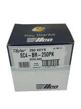 ILCO SC4 Schlage Key Blanks - 250 Pack - SC4-BR-250PK