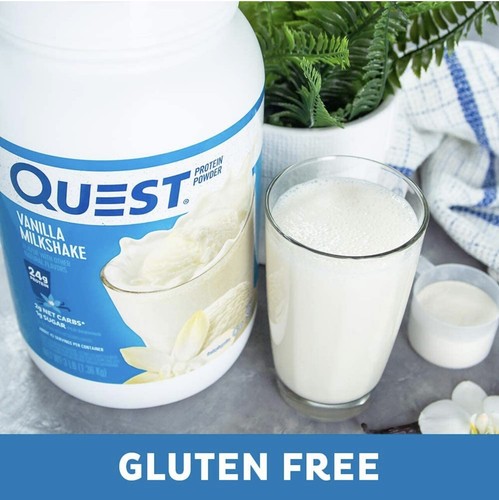 Quest Nutrition Vanilla Milkshake Protein Powder, Low Carb, 48 Ounce (Pack of 1) - Picture 6 of 7