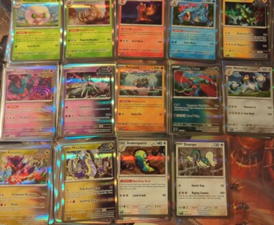 14 Card Complete Holo rare Set Pokemon SV Temporal Forces Roaring Moon |  eBay