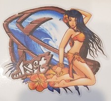 Lost Enterprises Sticker - Hawaii decal hula Hawaiian surf