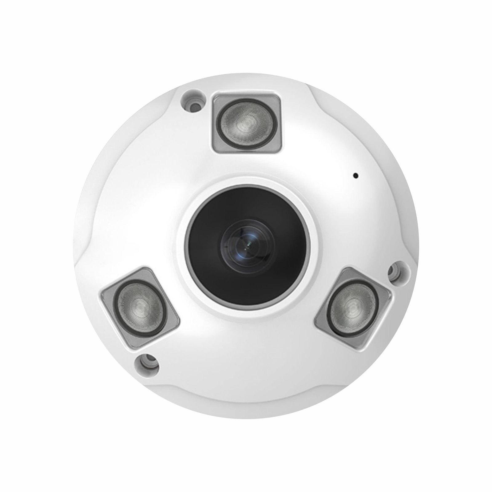 5MP POE Fisheye IP Camera with Two-Way Audio 360° View 48ft Night Vision