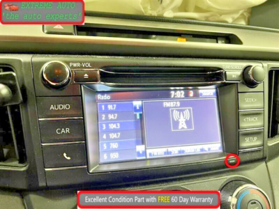 2016-2018 Toyota Rav4 Radio Display Receiver 100581 86140 0R170