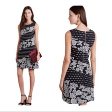 Maeve Anthropologie womens Effemy pattern dress size medium. Zipper back floral.