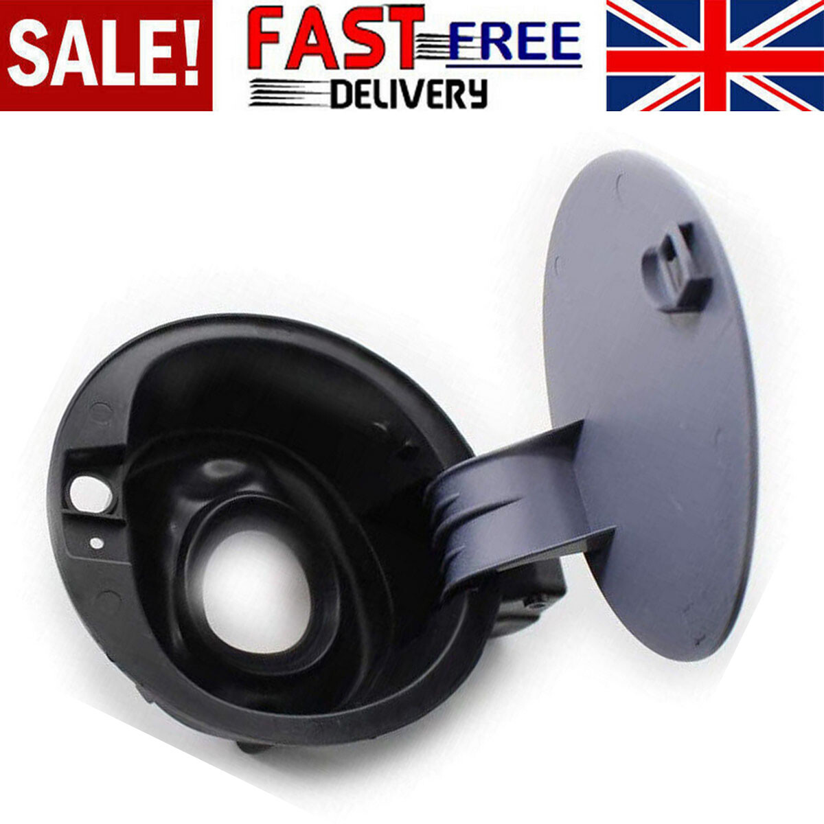 Universal Black Plastic Fuel Tank Cap Retaining Cord For VW, Audi, Škoda, SEAT (1998-2018)