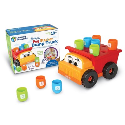 Learning Resources Tony the Peg Stacker Dump Truck (LER9133)