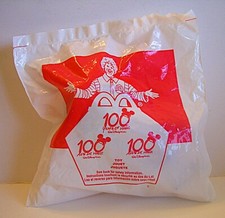McDonalds Happy Meal 100 Years Of Magic 2001, 2002 New In Sealed Bag