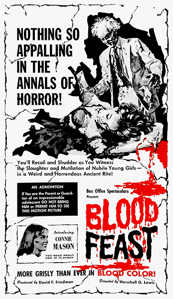 Blood Feast - 1963 - Poster | eBay