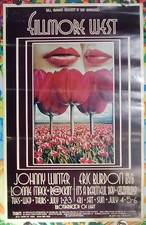 JohNNY Winter Eric Burdon  BG180 BiLL Graham FiLLmore 1969 PoSter