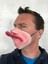 thumbnail 16 - Half Face Comedy Funny People Face Mask Stag Hen Latex Party Masks Masquerade