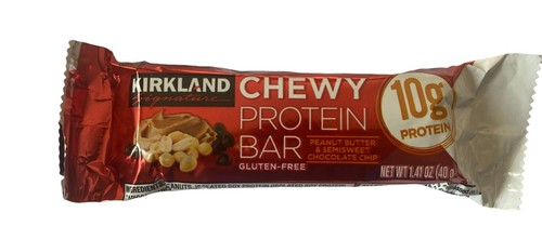 Chewy Protein Bars 10g Protein Peanut Butter & Semisweet Chocolate Chip 42 Bars - 第 2/3 張圖片