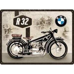Blechschild Bmw Motorrad R32 30x40 Cm Gewolbt Gepragt Werbung Schild Boxer Biker Ebay