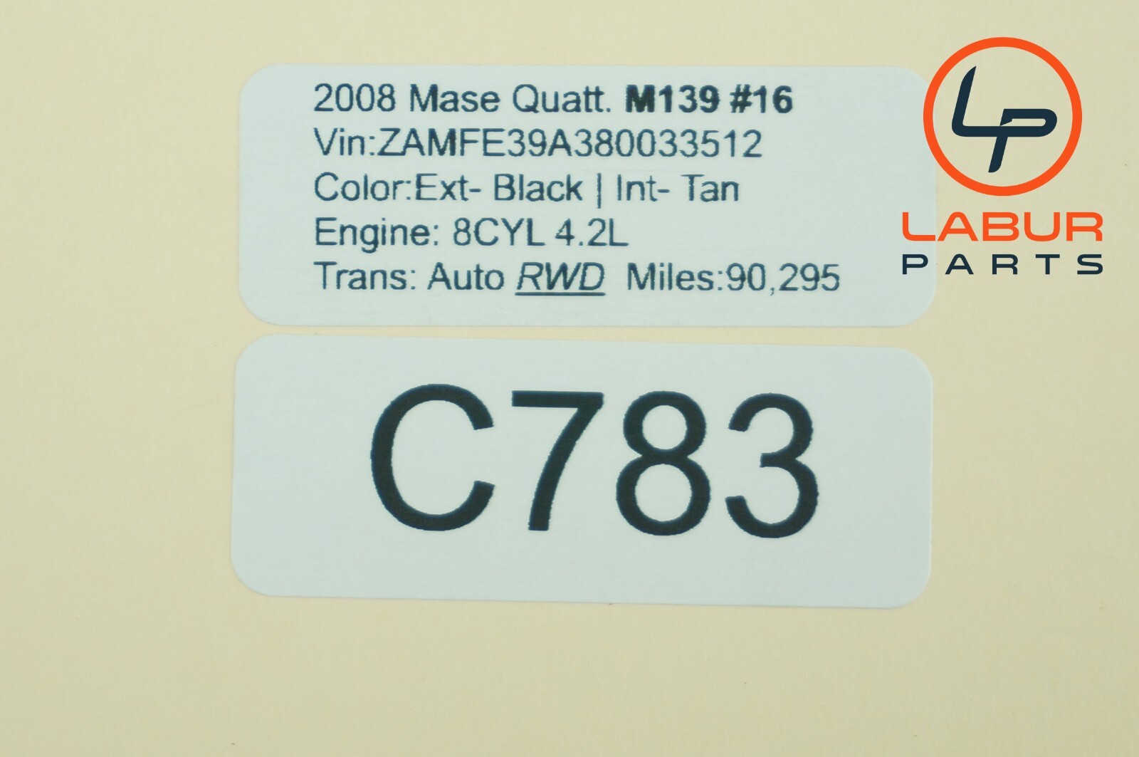 M139 03-13 Maserati Quattroporte Automatic Floor Gear Shift Shifter C783