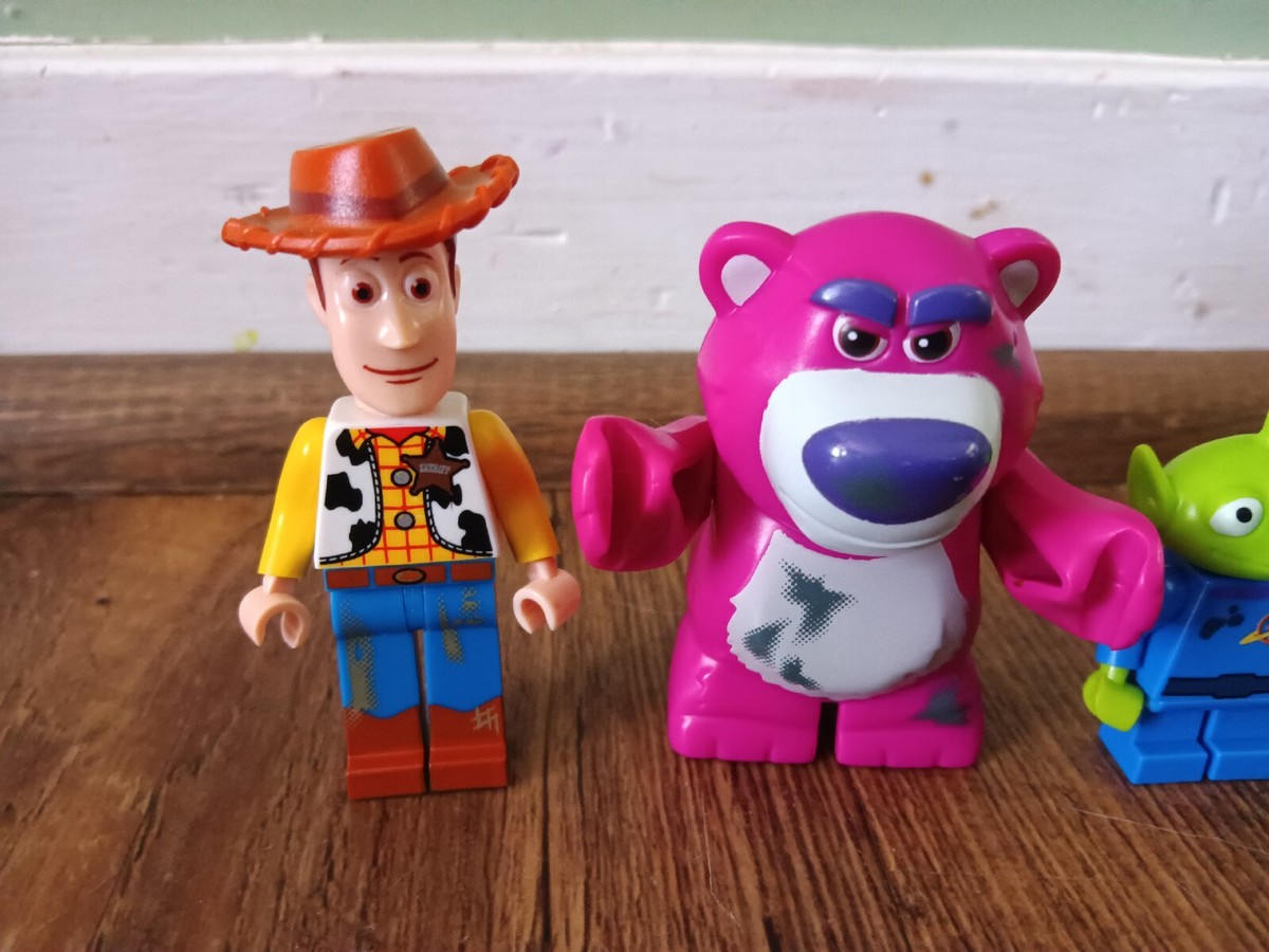 Lego Toy Story Minifigures Lotso, Aliens, Woody