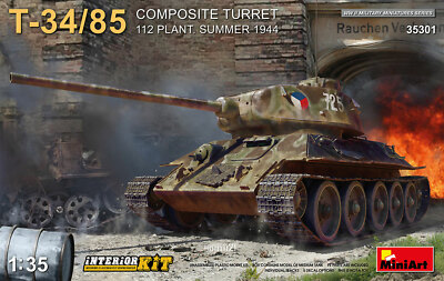 MiniArt 35301 T-34-85 Composite Turret. 112 Plant. Summer 1944 Interior Kit 1/35