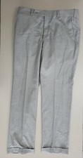 Tom James Royal Classic Slacks 36 x 32 Gray Cuffed P07