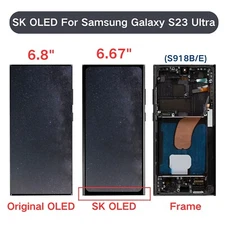 SK OLED For Samsung Galaxy S23 Ultra S918BE Display LCD Touchscreen Digitizer