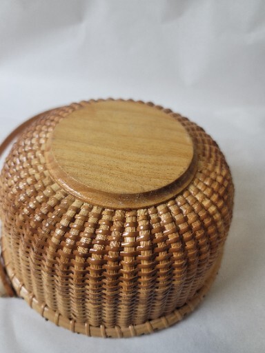 Vintage Nantucket Basket With Swing Handle | eBay