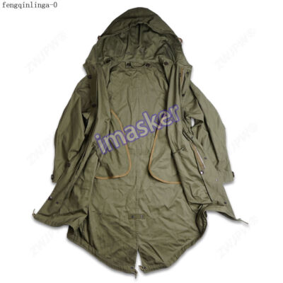 WW2 U.S. Army M-1951 Fishtail Parka Mens M51 Vintage Military