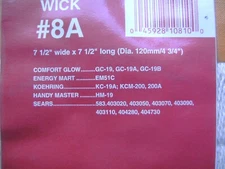 Comfort Glow GC19A(WA3010) + GC19B(WA3040) Kerosene Heater Wick+Koehring KCM200