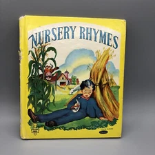 Nursery Rhymes 1945 Whitman Publishing Tell a Tale Book Louise Altson
