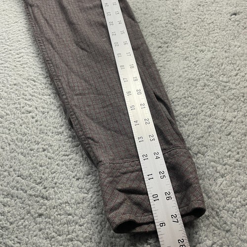 ENGINEERED GARMENTS NY Shirt Mens XL Brown Check Snap Button Up Western USA - Picture 10 of 11