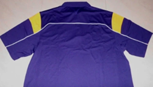 Camisa Polo Minnesota Vikings Victory Grande Bordado Logotipos Púrpura Reebok NFL Foto 4 de 4