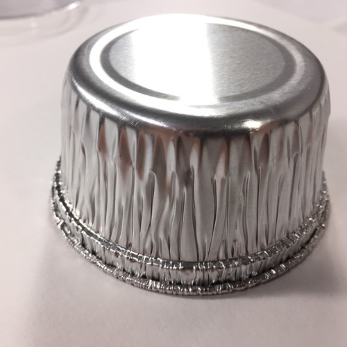 25 Aluminiumfolie Allzweckbecher mit Deckel - 4 Unzen - Muffin Cupcake Auflaufförmchen Posten - Bild 4 von 12