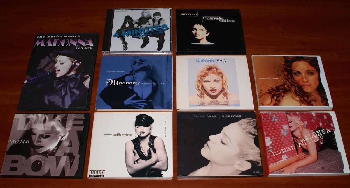 MADONNA Lot 9x CD SINGLE REMIXES *RARE* USA EDITIONS & BONUS 1x