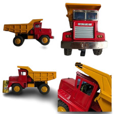 Yonezawa Tin Dump Truck 60 years ago used Length 380mm, Width 160mm, Height195mm