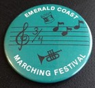 Emerald Coast Marching Festival School Band Collectors Memorabilia Pin / Button — photo 3