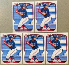 5x Lot 2023 Bowman Paper Prospects Baseball #BP-37 Bryan Acuna Base Card