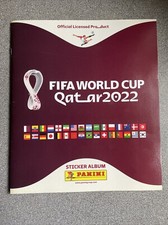Panini FIFA World Cup Qatar 2022 Stickeralbum Brandneu mit 6 gratis Stickern
