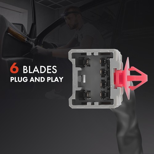 Front Driver Power Window Motor w/ 6-Pin for Honda CR-V 2002 2003 2004 2005 2006 - Picture 8 of 10