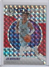 JA MORANT Grizzlies 2020/21 Panini Mosaic Red Prizm men Of Mastery #17 Insert